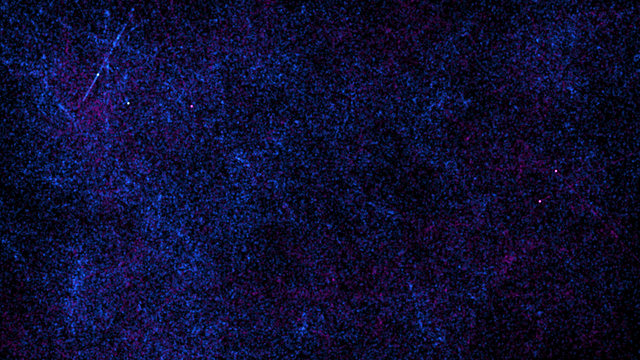 Purple and blue outerspace