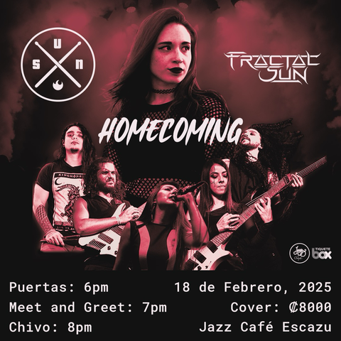 Sunfyre's Homecoming social media graphic in Español