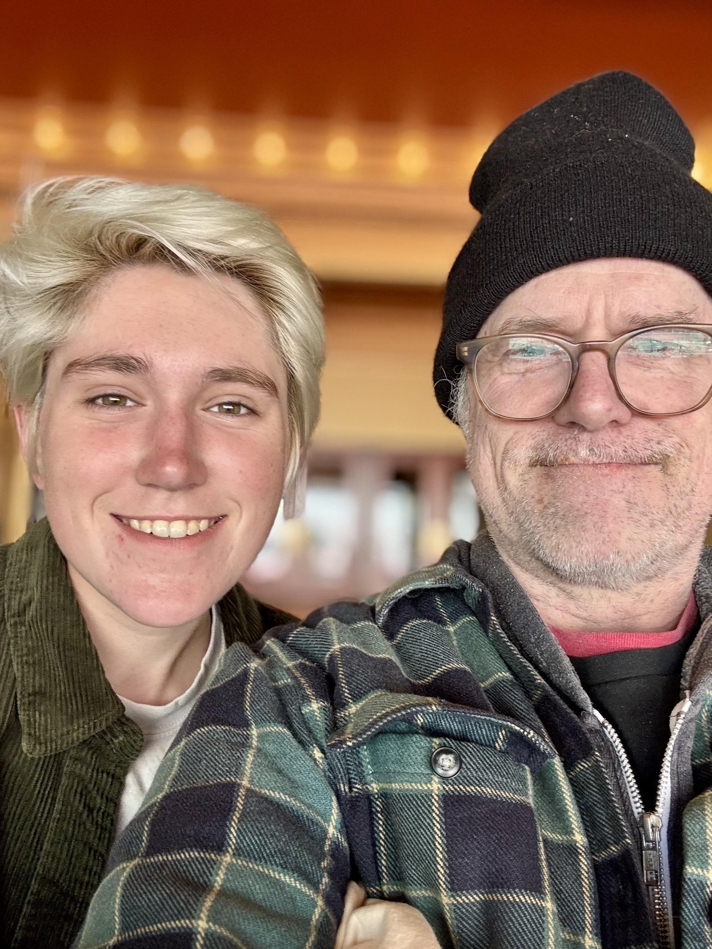 Billy and Merlin at Alamo Drafthouse.

(We were there to see “Cuckoo,” and it ruled) 