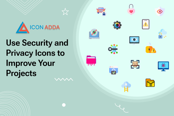 Security and privacy have never been more crucial in the current digital age. When developing instructional content, apps, or websites, it’s important to use the appropriate iconography to communicate safety and trust. To satisfy your needs, we at IconAdda provide a large selection of security and privacy icons.

How to Utilize Icons for Privacy and Security
It is easy to include our icons into:
Websites: Draw attention to privacy policies or safe payment methods.
Use icons for safe transactions, privacy settings, and login screens in mobile apps.
Deliveries: Boost awareness campaigns or cybersecurity reports with visual appeal.

Go Now and Explore
Interested in adding gorgeous security and privacy icons to your designs? Learn more about our vast collection by visiting IconAdda right now.

Let’s increase the visual appeal and safety of the digital world, one icon at a time!
