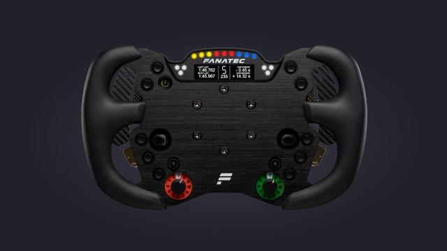 Fanatec has launched the ClubSport Wheel Rim GT3 Endurance.
It's also available as the ClubSport Podium GT3 Endurance Wheel package with the Podium Button Module and Advanced Paddle Module