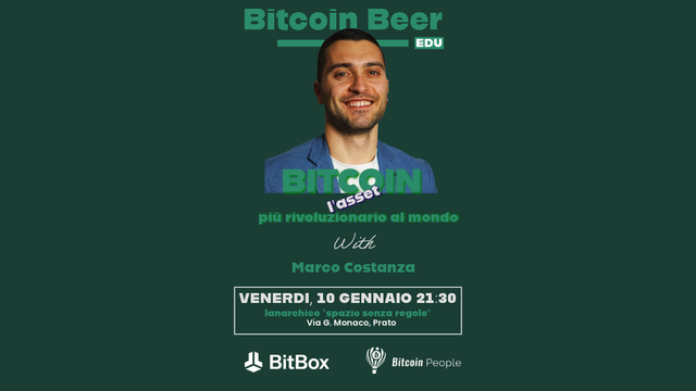 Bitcoin Beer Edu | Marco Costanza 