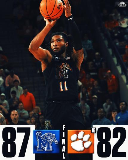 Memphis beats Clemson 
