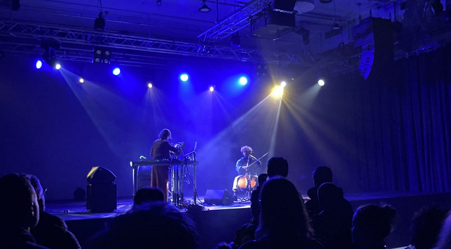 Odalie, performing live on stage at the OPIA festival.