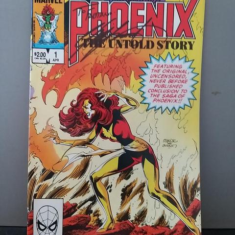 Phoenix: The Untold Story comic book signed by Chris Claremont.