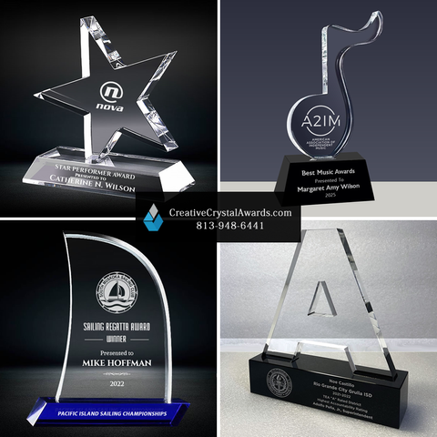 Corporate crystal awards, employee recognition awards, engraved crystal awards, high end crystal awards, crystal awards for employee recognition, corporate awards crystal, unique crystal awards, crystal awards supplier USA – Creative Crystal Awards, custom crystal awards manufacturer USA