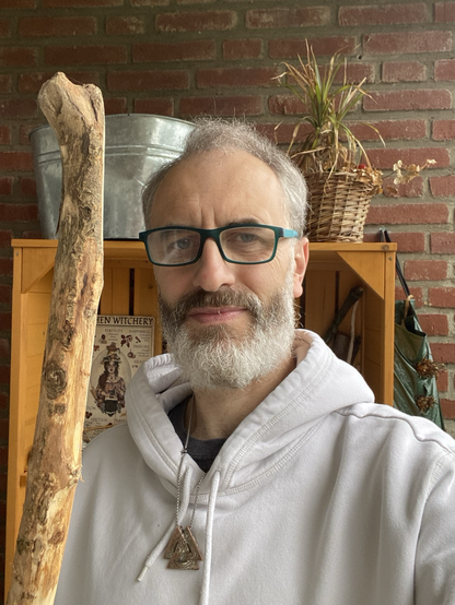 Selfie with Druid staff