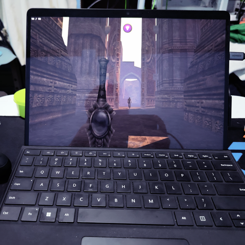 Blade of Darkness with GOG achievement notification