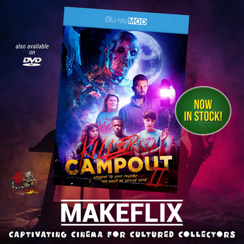 KILLER CAMPOUT 2 on Blu-ray MOD or DVD from Fuzzy Monkey Films!