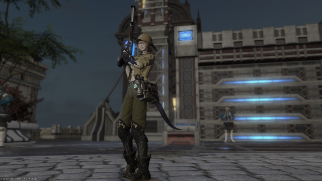Yozora primes herself at HQ for the mission ahead.