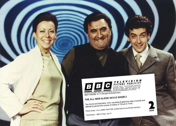 Jenny Agutter, Alexei Sayle and Peter Capaldi star in 'Drunk in Time,' a comedy spoof of The Time Tunnel.

You know, that Capaldi fellow made a very good time traveller, I thought. The BBC really should cast him in something Sci-Fi related...