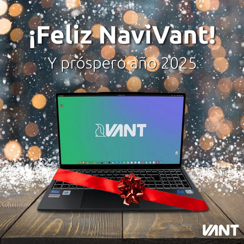 Un portátil VANT con un lazo, regalo perfecto