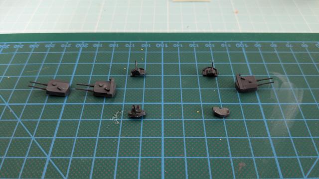 Hasegawa IJN Aoba 1/700 scale model