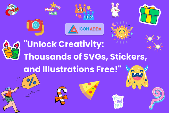 Want to bring in that extra oomph into your businesses through superior quality icons, stickers and logos? Look no more! We at IconAdda are proud to showcase a comprehensive library of designs that you can have free.