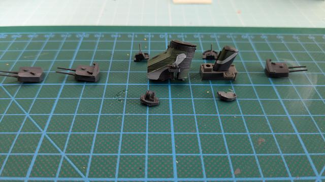 Hasegawa IJN Aoba 1/700 scale model