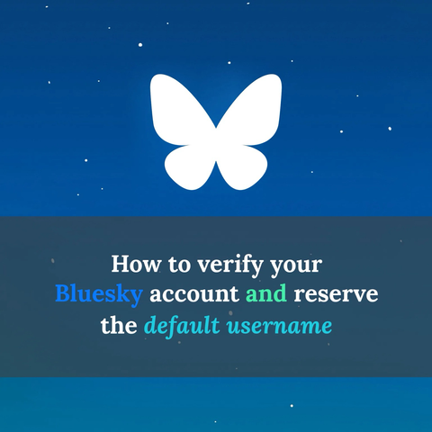 This is how to verify your Bluesky account and reserve the default username 