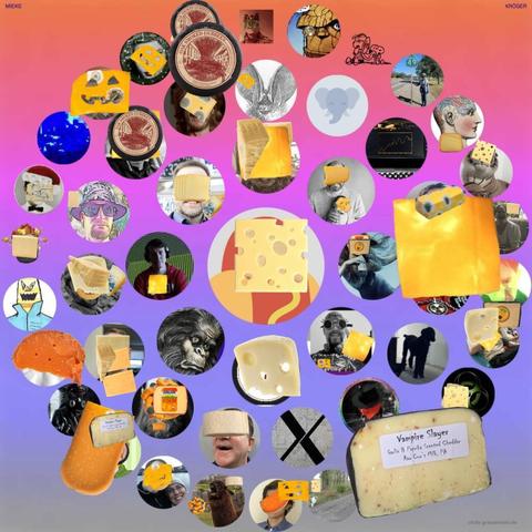 Trötpty Mastodon Circle with all of my favorite people and their avatars surrounding me!-- Curdled.-- Wasted.