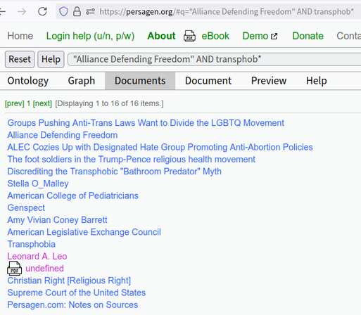 [thread] Alliance Defending Freedom
https://en.wikipedia.org/wiki/Alliance_Defending_Freedom

* SPLC: anti-LGBT hate group
* conservative Christian legal advocacy group
* works to:
expand Christian religious liberties/practices in public schools, gov't
outlaw abortion
oppose 2SLGBTQIA+ rights
* opposes same-sex marriage
decriminalization of same-sex sexual activity
anti-discrimination laws
* model anti-transgender bills for state legislators

#ChristianRight #Christofascism #antiLGBT #transphobia #transgenocide #ModelActs #GOP
