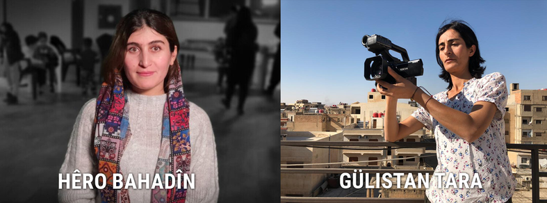Photo d'Hêro Bahadîn et de Gülistan Tara