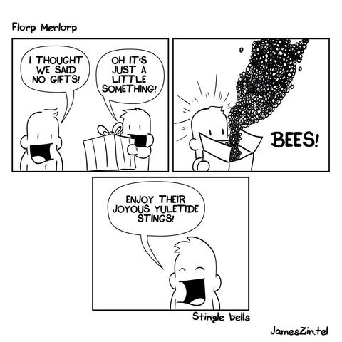 Friend gives a big ol' box of bees!