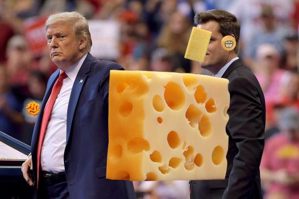 Gaetz with Trump-- Brütal.