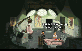 Screenshot of Beneath a Steel Sky.
