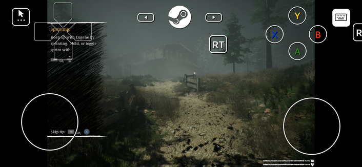 Choo Choo Charles on Android via SteamLink
