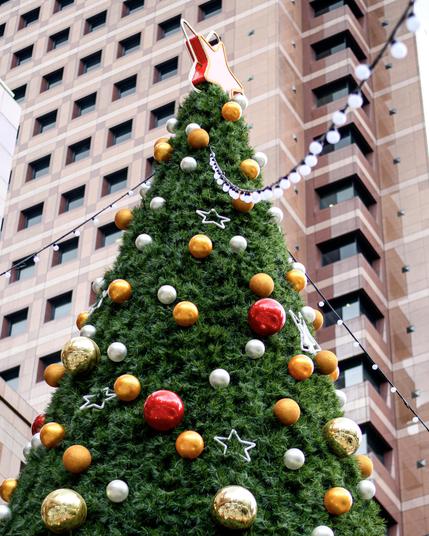 Christmas Tree at Ngee Ann City, Orchard, Singapore