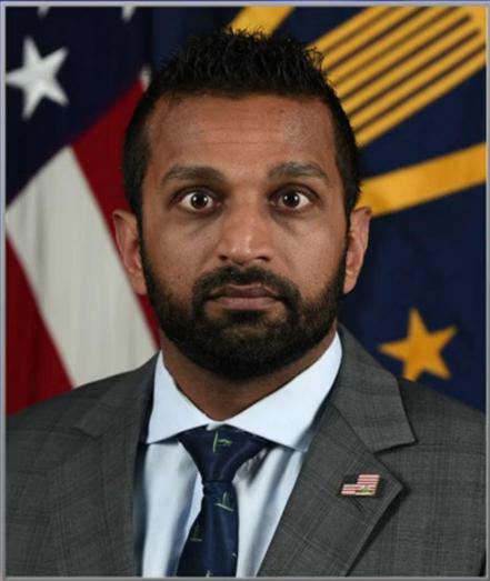 Kash Patel, an extreme Right-Wing blogger whose only experience in gov't are jobs Trump gave him in his first term... is Trump's nominee to head the FBI... an organization he promises to shutdown (before it can do a background check on him?)
