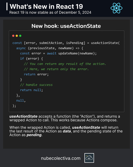 Novedad de React 19 !