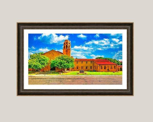 Lubbock High School painting