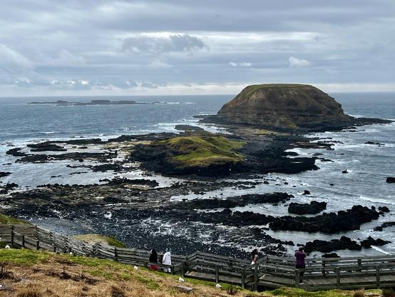 Volcanic rocks and beach, Phillip island 