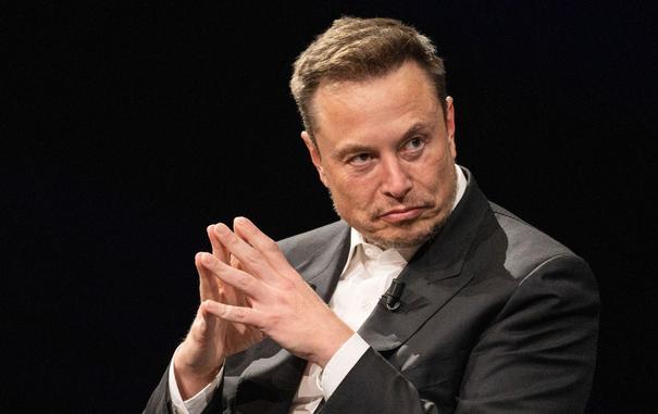 Elon Musk at the Viva Tech fair in Paris on Friday, June 16, 2023. (Nathan Laine / Bloomberg via Getty Images)