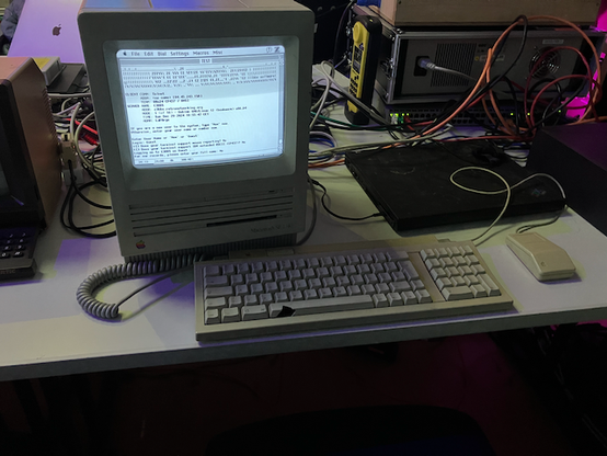 macintosh se, modem bbs