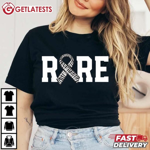 Rare Disease Awareness Walk Zebra Ribbon EDS T-Shirt
