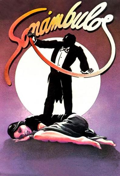 Cartel de la película Sonámbulos (1978, dirigida por Manuel Gutiérrez Aragón)