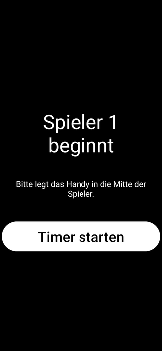 Startspieler Anzeige