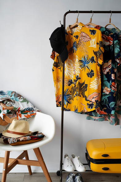 hawaiian shirts 80s with floral print