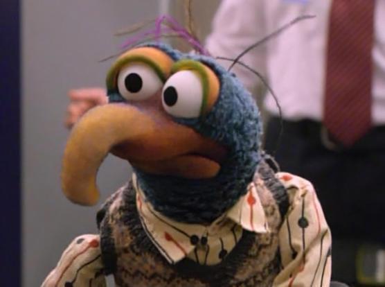 Gonzo the muppet.