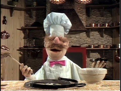 The Swedish Chef in a kitchen.