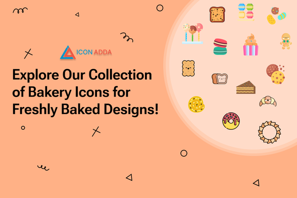 Want to give that extra zing to your bakery designs? Well, you do not have to look very far! IconAdda houses some really special and creative logos that fall on the bakery theme. Whether you are preparing a website, menu or designing a bakery logo, our range has something special waiting for you.