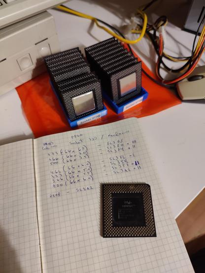 Intel Celeron CPUs with Mendocino cores