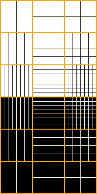 Generated art inspired by italian designer Enzo Mari