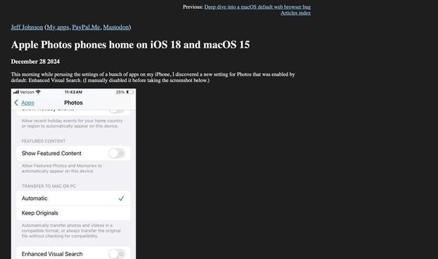 Apple Photos phones home, but doesn't actually tell Apple anything about you