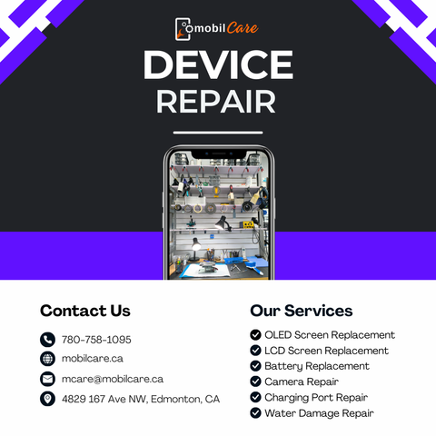 Device repair near edmonton