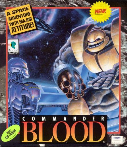 Box cover art for Commander Blood.
