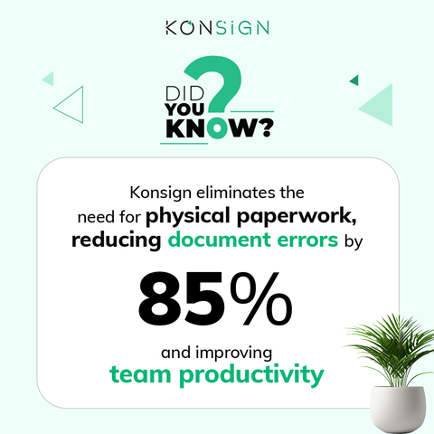 Sign Smarter, Save Trees: Go Green with KONSIGN 
