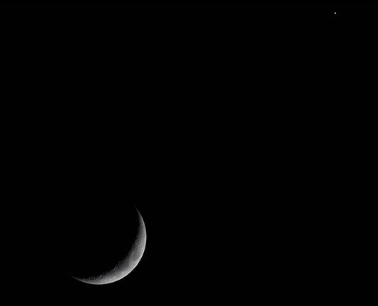 Moon and Venus