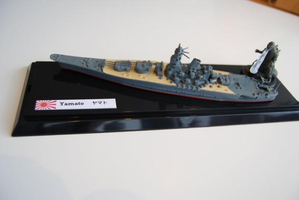 Revell IJN Yamato with Godzilla 1/1200 scale model