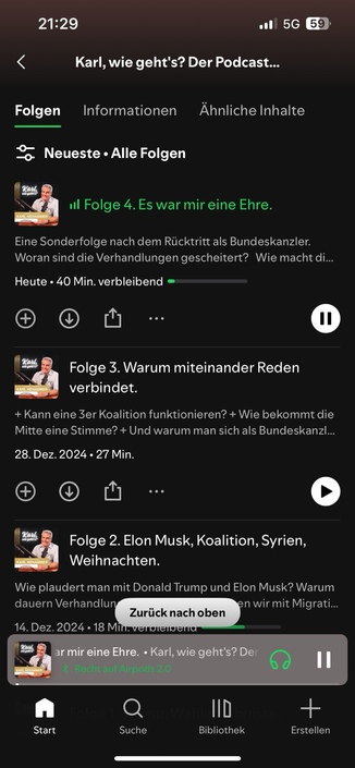 Der Podcast von Karl Nehammer auf Spotify
